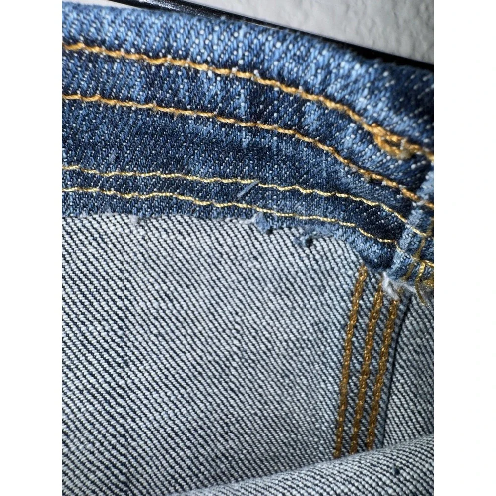 Duluth Trading Co Flex Ballroom Jeans Mens Size 44x29 Relaxed Fit HEMMED Read